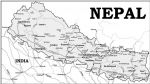 mapa Nepálu